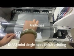 모델 A3 미니 13인치 DTF 프린터 CMYKW 잉크 파우더 쉐이커 오븐과 두 개의 XP600 헤드