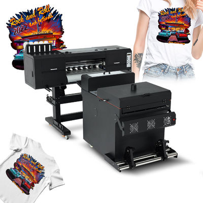 I3200 이중 헤드 DTF 롤 투 롤 프린팅 기계 피그먼트 잉크 24인치/60cm