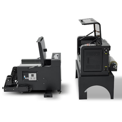안데메스 A2 42cm DTF 프린터 듀얼 XP600/I1600/I3200 헤드 및 쉐이커 파우더 머신 힐트 프레스 머신
