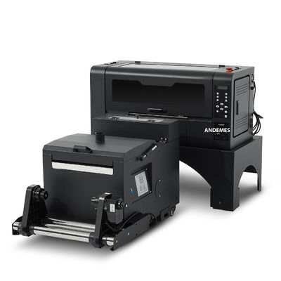 안데메스 A2 42cm DTF 프린터 듀얼 XP600/I1600/I3200 헤드 및 쉐이커 파우더 머신 힐트 프레스 머신