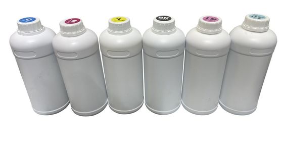 DTF 잉크 인쇄 1000ml 병 맑은 색상 물 기반 색소 잉크 섬유에