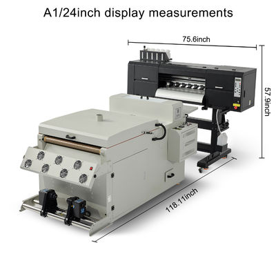 CE/UKCA/ROHS 인증을 받은 60cm A1 티셔츠 인쇄기 24인치 애완 동물 필름 프린터