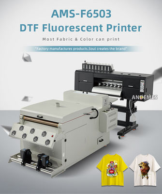 60cm A1 DTF 프린터 쉐이커와 3 헤드 I3200으로 필름 전송에 직접 경험