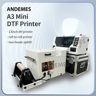 듀얼 XP600 헤드 및 화이트 잉크 순환과 함께 Andemes 데스크톱 DTF 프린터