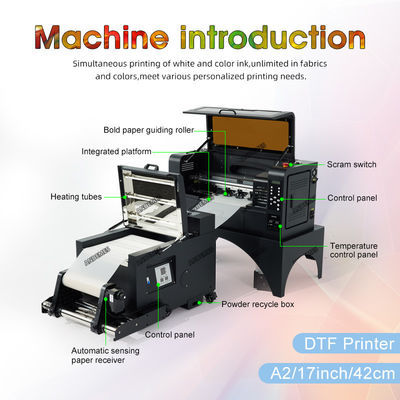 OEM 지원 DTF 프린터 A2 열 전송 데스크톱 티셔츠 DTF 프린터 색소 잉크