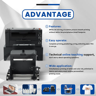 티셔츠 프린터 ANDEMES 17인치 A2 DTF 프린터 듀얼 헤드 에프슨 XP600/I3200