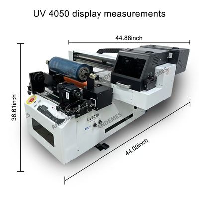 해상도 CMYKWV UV 잉크 프린터 에프슨 XP600*2 프린트 헤드와 메인톱 소프트웨어