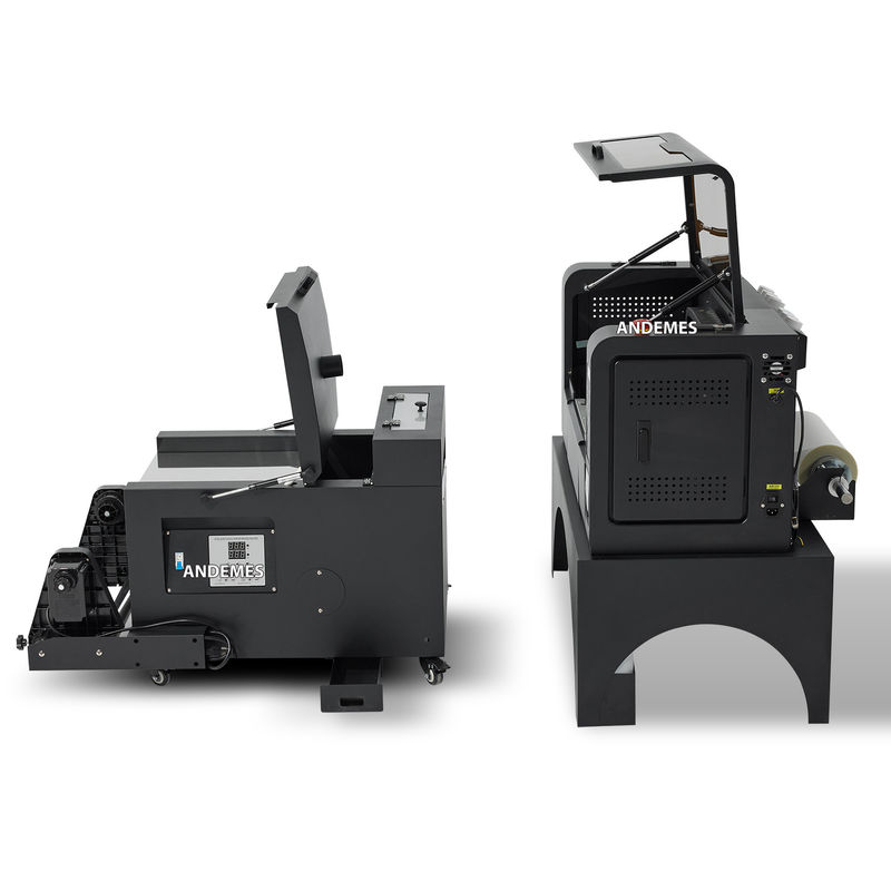안데메스 A2 42cm DTF 프린터 듀얼 XP600/I1600/I3200 헤드 및 쉐이커 파우더 머신 힐트 프레스 머신