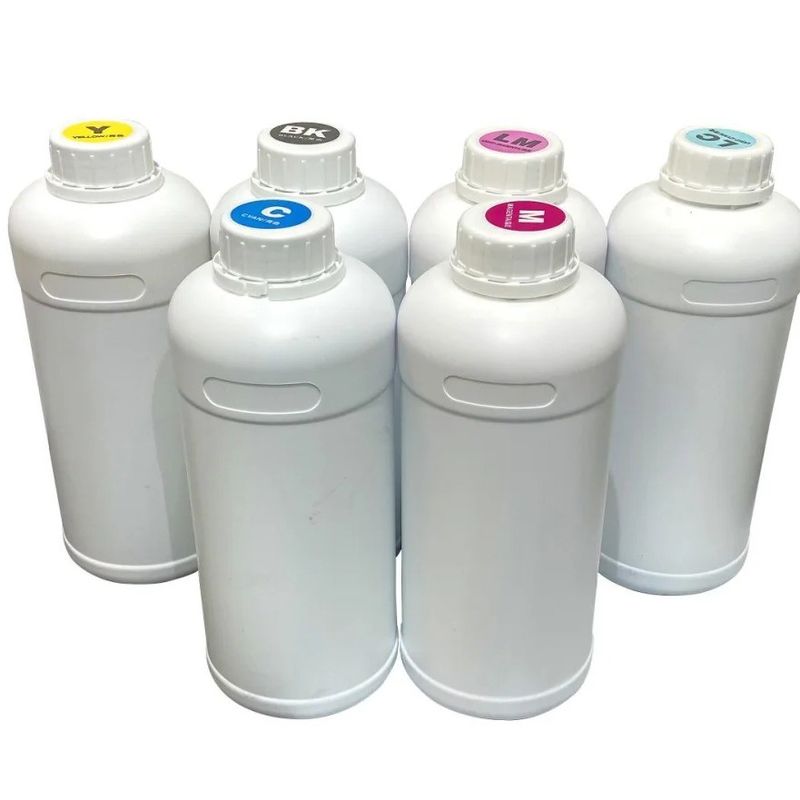 잉크 타입 물 기반 색소 잉크 1000ml DTF 섬유 인쇄 XP600 프린터용 흰 잉크