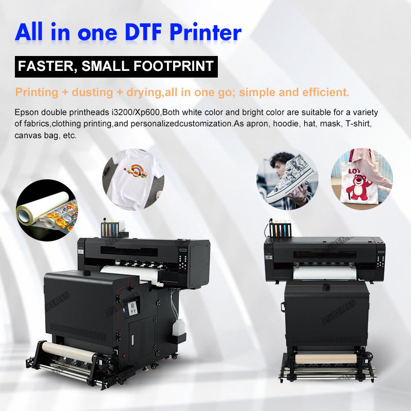 60cm 프린트 너비 DTF 프린터 고속 온-인-원 프린팅 및 I3200 프린터 헤드